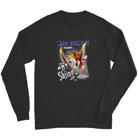 Disney Goofy The Art of Skiing Retro  Classic Long Sleeves