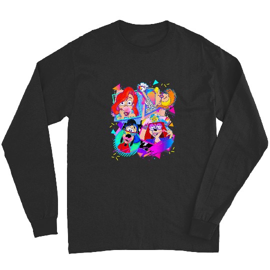 Disney A Goofy Movie Bubble Gum Retro Nineties Long Sleeves