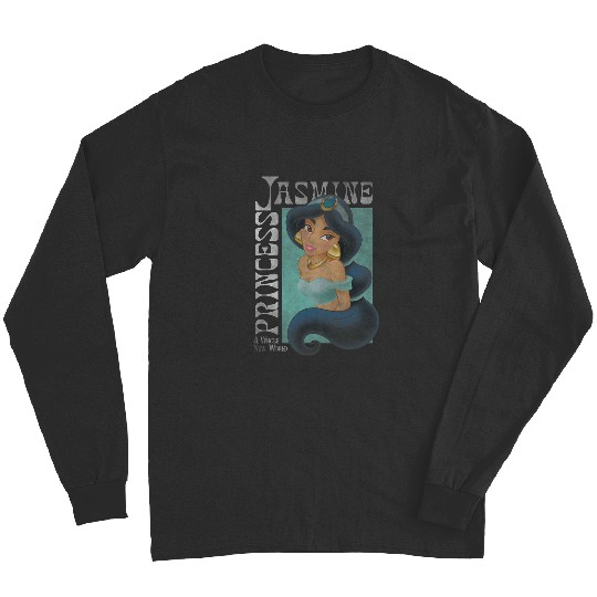 Disney Aladdin Princess Jasmine Classic Color Portrait Long Sleeves