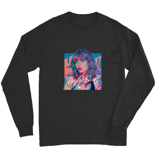Discover Taylor football player  1Album 1989 Taylor Vintage T-Shirt,  Taylor Shirt Gift Fan Made S-5XL Long Sleeves