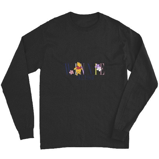 Disney Winnie The Pooh Floral Daisy Logo Long Sleeves