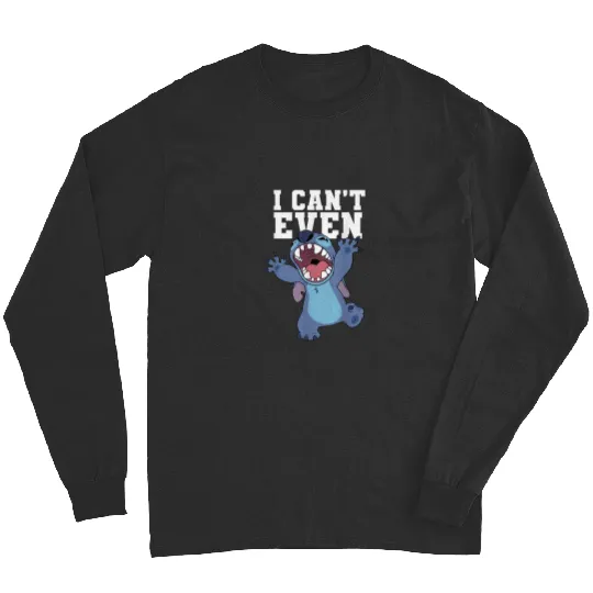 Disney Lilo Stitch Monster Attack I Cant Even Qu Long Sleeves