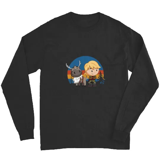 disney frozenss 2 Sven and Kristoff Chibi Long Sleeves