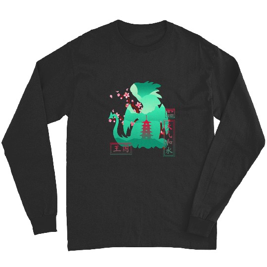 Tengu Mask Sticker: Disney Mulan Anime Mushu, Mulan and Mushu Long Sleeves