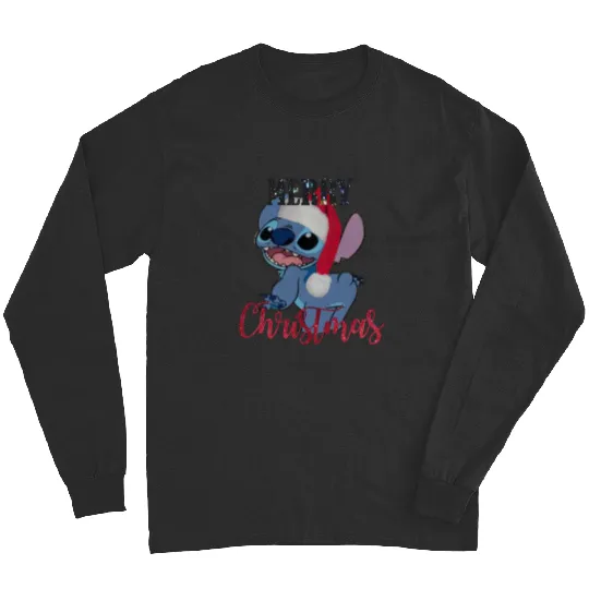 Merry Christmas t-shirts - merry t-shirts - Christmas t-shirts - New year t-shirts - mom t-shirts - dad t-shirts - 2021 t-shirts Sticker, Stitch Eras Tour , Stitch Shirt, Disney Land Lilo and Stitch Long Sleeves