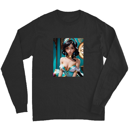 chun li retro Sticker: Disney Mulan Anime Mushu, Mulan and Mushu Long Sleeves