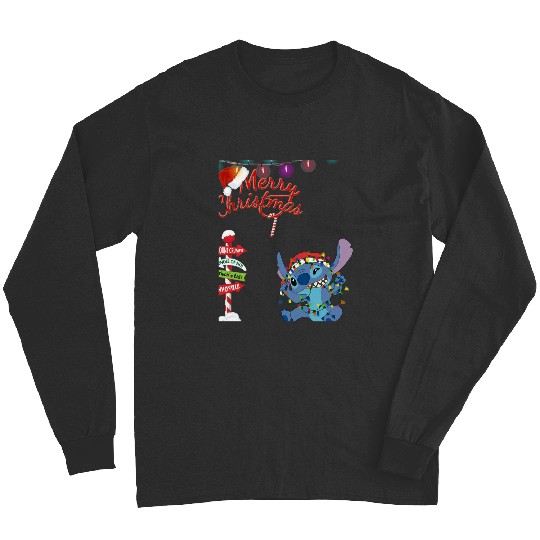 Stitch Christmas Sticker6, Stitch Eras Tour , Stitch Shirt, Disney Land Lilo and Stitch Long Sleeves