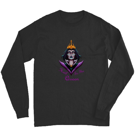 Hail To The Queen  1 SALE!! : Disney Villains Maleficent , Maleficent Gift S-5XL Long Sleeves