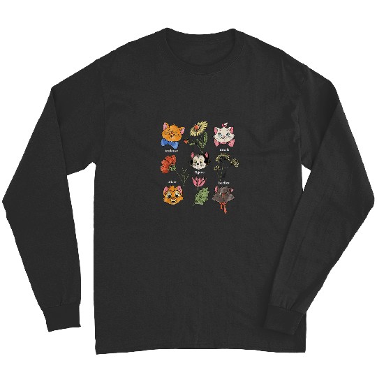 Disney The Aristocats Floral Disney Cats Cute Lo Long Sleeves