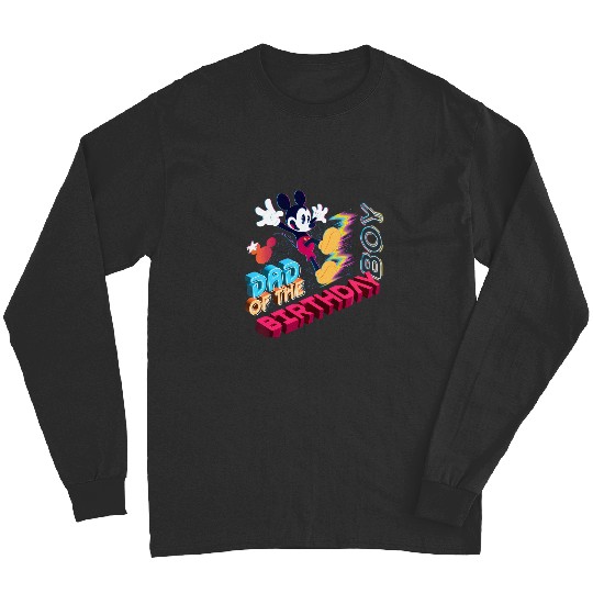 Disney Mickey Mouse Family Star Dad Of The Birthday Boy Long Sleeves
