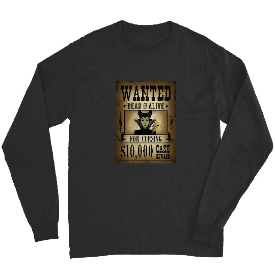 Discover WANTED - For cursing   SALE!! : Disney Villains Maleficent , Maleficent Gift S-5XL Long Sleeves