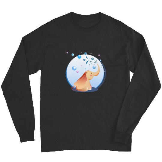 Discover water elephant Sticker: Disney Elephant Dumbo, Dumbo Long Sleeves