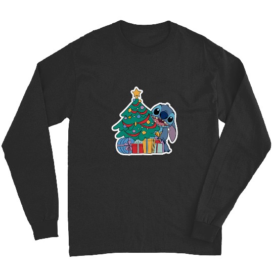 Toothless Dragon Santa Christmas Lights Shirts  1, Stitch Eras Tour , Stitch Shirt, Disney Land Lilo and Stitch Long Sleeves
