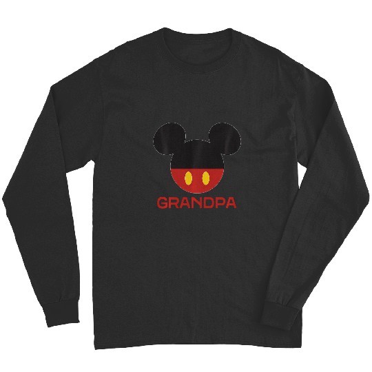 Discover Disney Mickey Mouse Icon Shorts Grandpa Fathers Day Long Sleeves