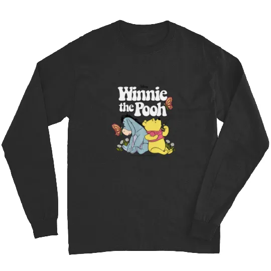 Disney Winnie The Pooh - Retro Eeyore And Pooh Long Sleeves