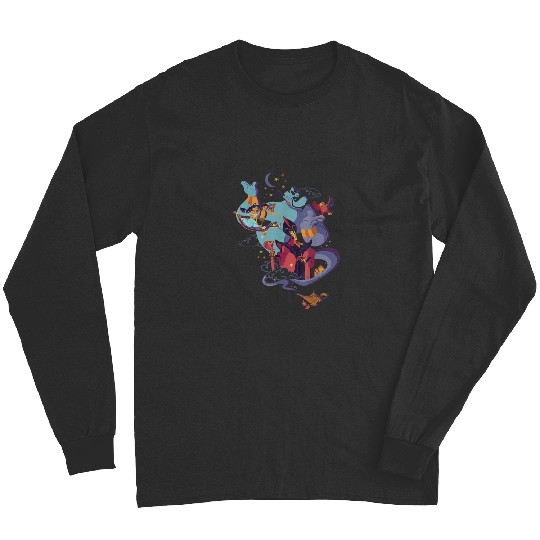 Vintage Group Shot Night Portrait   SALE!! : Disney Villains Maleficent , Maleficent Gift S-5XL Long Sleeves