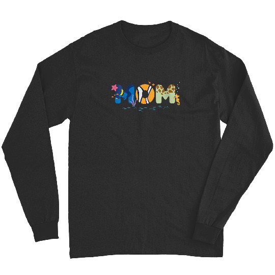 Womens Disney and Pixar’s Finding Nemo Mom Mother’s Day Birthday V-Neck Long Sleeves