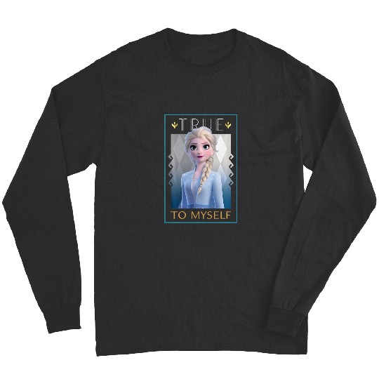 Discover Disney Frozen 2 Elsa True To Myself Poster Long Sleeves