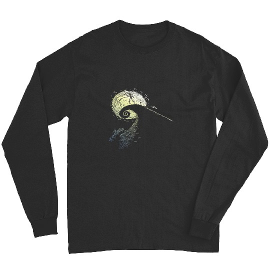 Discover Disney The Nightmare Before Christmas Jack Spiral Hill Long Sleeve T-Shirt Long Sleeves