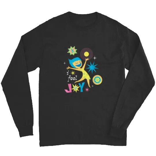 Disneyss Pixars Inside Out 2 Yay I Feel Joy Vintages Logo Long Sleeves