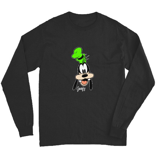 Disney Goofy Big Face Portrait Long Sleeves