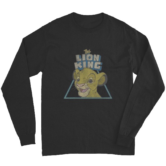 Disney Lion King Retro Cute Simba Face Long Sleeves