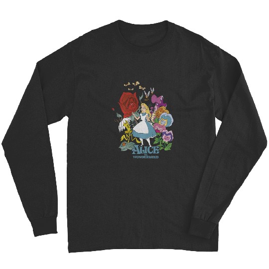 Discover Disney Alice In Wonderland Walking Through The Flowers Long Sleeves