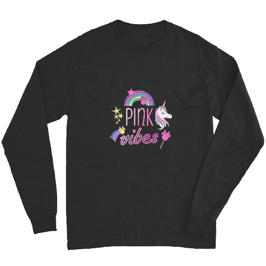 Discover Disney Minnie Mouse Unicorn Pink Vibes Long Sleeves