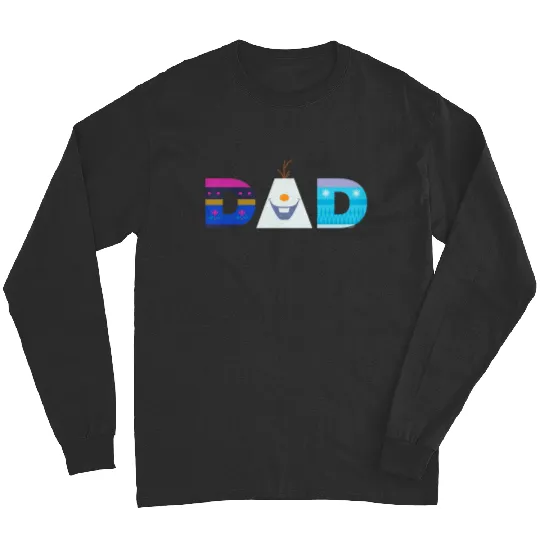 Discover Disneyss Frozen Elsa Anna Olaf Dad Fathers Day Birthday Long Sleeves