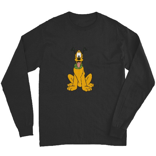Discover Disney Mickey And Friends Traditional Pluto Portrait Long Sleeves