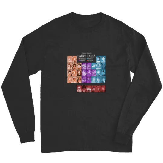 Discover Disney Princess Periodic Table Of Fairy Tales Long Sleeves