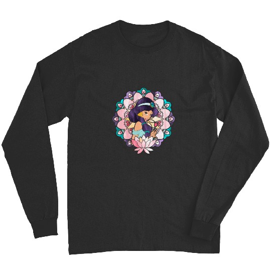 Discover Disney Aladdin Jasmine Stained Glass Lotus Long Sleeves