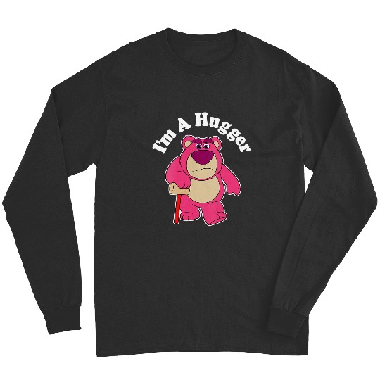 Disney Pixar Toy Story Lotso Bear I'm a Hugger Vintage V-Neck Long Sleeves