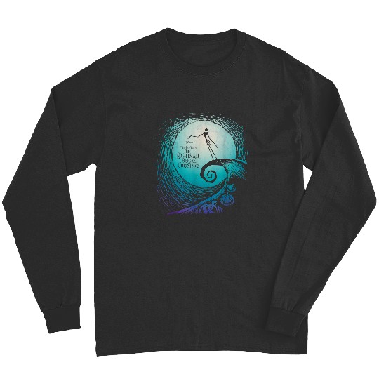 Discover Disney Nightmare Before Christmas Jack Movie Logo Long Sleeves