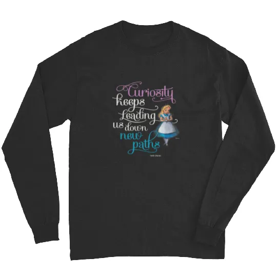Discover Disney 100 Walt Disney Quote Alice Wonderland Cu Long Sleeves