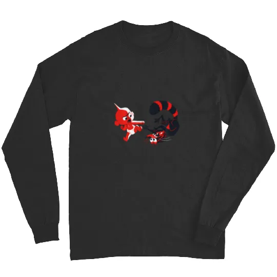Disney Pixar Incredibles Angry Jack-Jack Vs. Racoon Long Sleeves