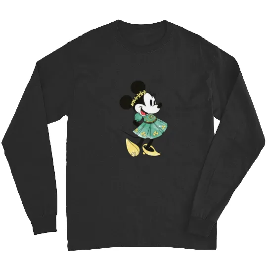 Disney Minnie Mouse Shamrock Dress St. Patrick'S Day Long Sleeves
