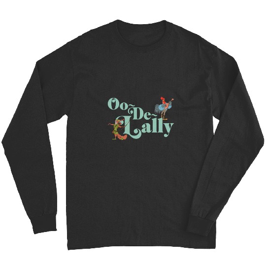 Disney Robin Hood Oo-De-Lally Iconic Quote Chest Text Logo Long Sleeves