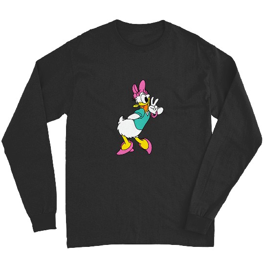 Discover Disney Mickey Friends Daisy Duck Small Pose Long Sleeves