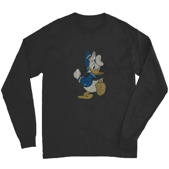 Disney - Vintage Angry Donald Duck Hat Long Sleeves