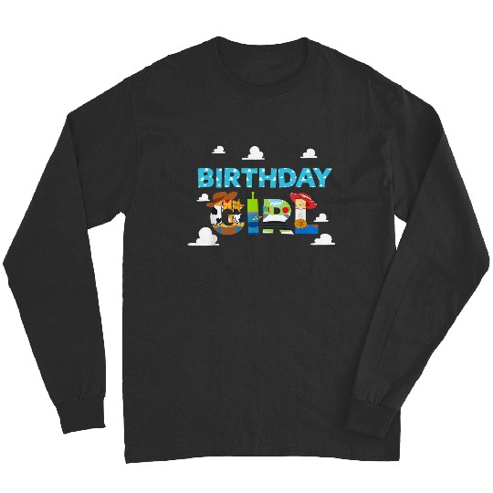 Disneyss And Pixarss Toy Story Clouds Birthday Girl Long Sleeves
