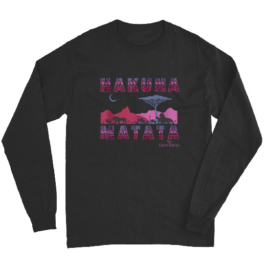 Disneyss The Lion King Hakuna Matata Moon And Mountains Long Sleeves