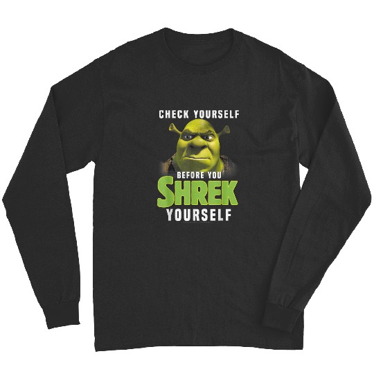 Shrek Check Yourself Before You Shrek Yourself  1: Shrek Same Swamp Forever , Shrek Shirt, Disney Fiona Princess , Shrek,Shrek Long Sleeves