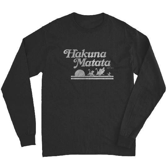Disneyss Lion King Hakuna Matata Silhouette Long Sleeves