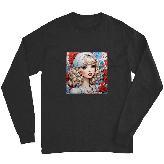 Discover Pin-up Ba1: Vintage Taylor The Eras Tour , The Eras Tour Taylor Version, THE ERAS TOUR , Taylor Long Sleeves