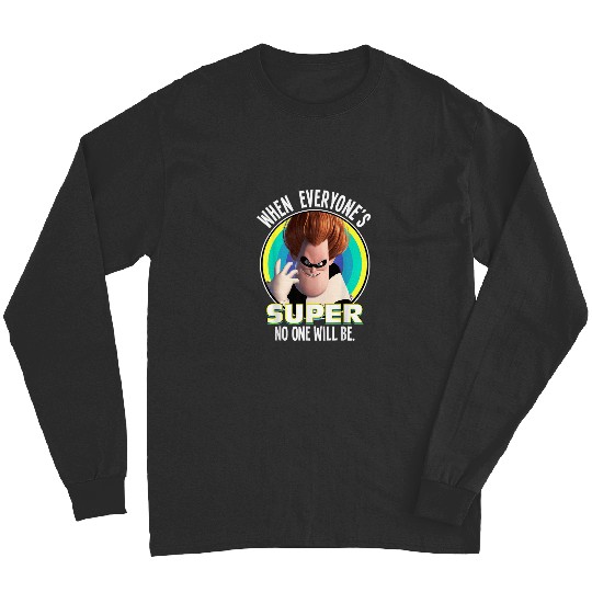 Disney Pixar The Incredibles Syndrome Super Retr Long Sleeves