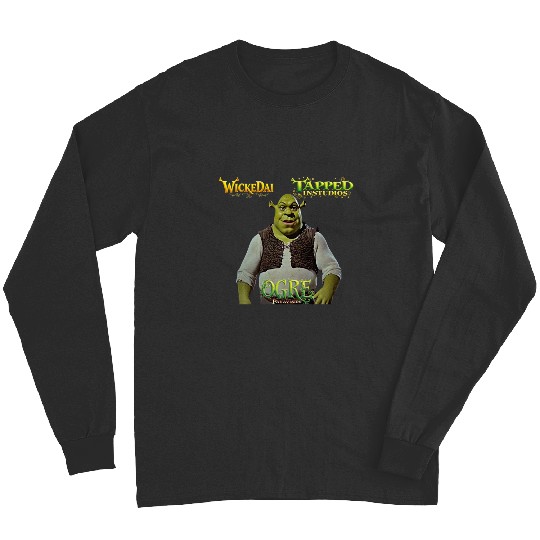 WICKEDAI x TAPPED - Ogre Panavision Male Ogre Poster  : Shrek Same Swamp Forever , Shrek Shirt, Disney Fiona Princess , Shrek,Shrek Long Sleeves