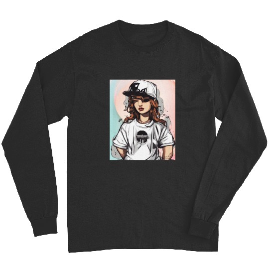 Discover Funky girl thinking  : Vintage Taylor The Eras Tour , The Eras Tour Taylor Version, THE ERAS TOUR , Taylor Long Sleeves