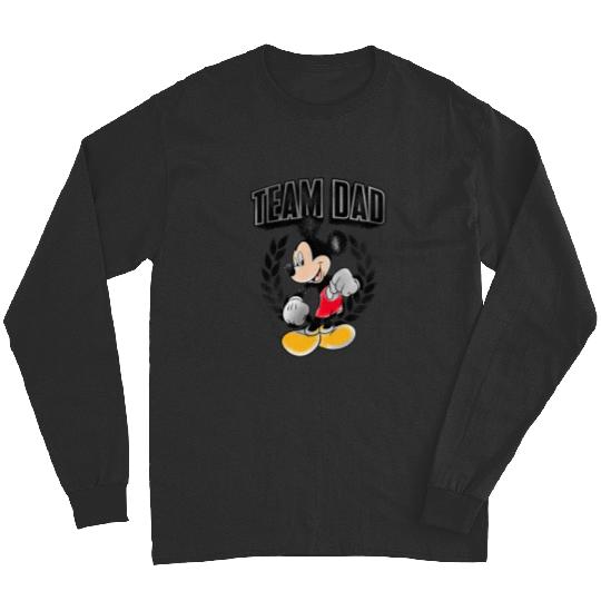 Disney Team Dad Mickey Mouse Long Sleeves