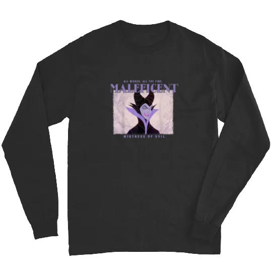 Disney Maleficent All Wicked. All The Time. Poster Long Sleeves